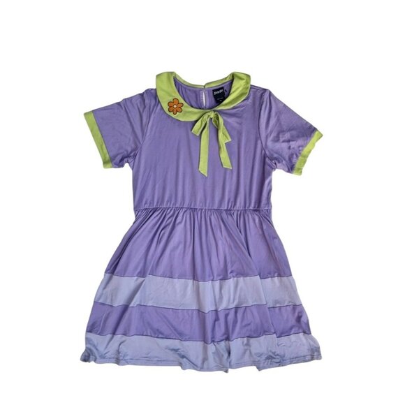Scooby-Doo! Daphne Lavender Dress Halloween Costume Size Large - Picture 3 of 7